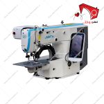 چرخ خیاطی چرخ خیاطی نمادوز ۴x۶ فول اتوماتیک جک مدل JK 1906 با قابلیتِ دوخت طرح­‌های دریافتی مختلف روی پارچه به­‌صورت برجسته، زیبا و سرعت بسیار بالا.
