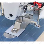 چرخ خیاطی کوسن دوز کامپیوتری هایتکس با قابلیتِ دوخت الیک و هرگونه طرح و نمای کوچک دیگر به‌صورت تمام اتوماتیک روی کوسن، بالش و هر جنسی با ضخامت و حجم زیاد.