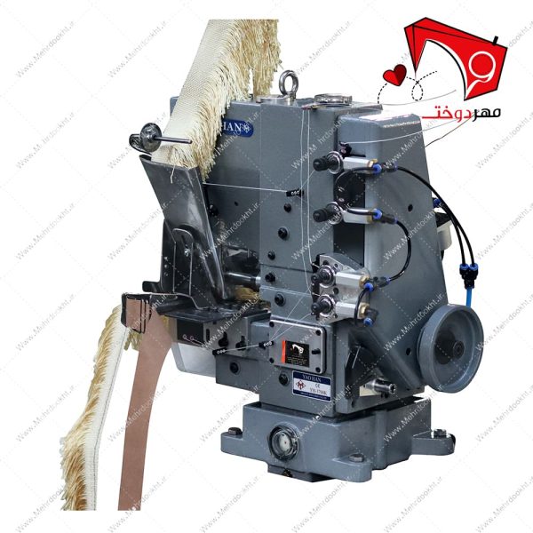 چرخ خیاطی دوخت ریشه‌ آماده فرش یوهان- نمای جانبی از راست