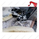 چرخ خیاطی دوخت ریشه‌ آماده فرش یوهان- نمای نمونه دوخت
