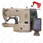 خرید و قیمت چرخ خیاطی الیک کامپیوتری ضخیم دوز تیپیکال با قابلیتِ دوخت دکمه، الیک و انواع طرح‌های متنوع به‌صورت تمام اتوماتیک روی پارچه.