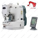 خرید و قیمت چرخ خیاطی الیک کامپیوتری ضخیم دوز تیپیکال با قابلیتِ دوخت دکمه، الیک و انواع طرح‌های متنوع به‌صورت تمام اتوماتیک روی پارچه.