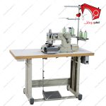 خرید و قیمت چرخ خیاطی پل دوز بایهو مدل BH-2000 با قابلیت دوخت راسته دوزی در دو ردیف موازی از رو و بافت دوخت از زیر پارچه با سرعت بالا
