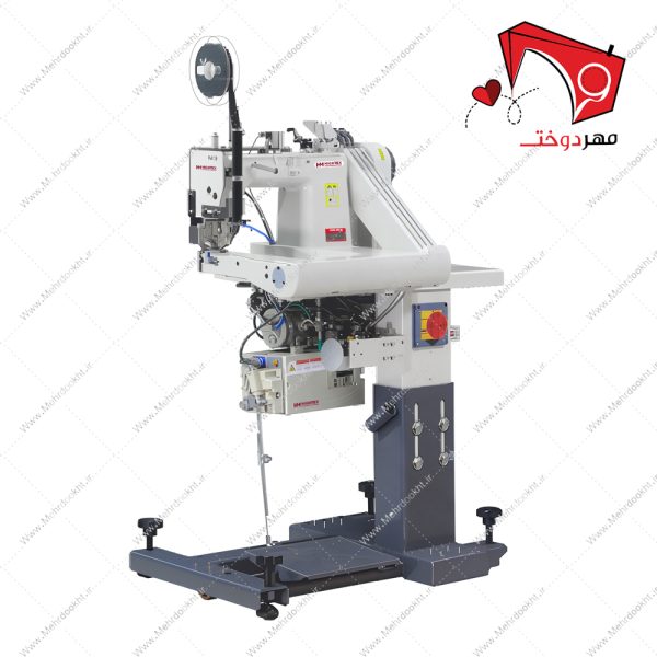 خرید و قیمت چرخ خیاطی دو سوزنه کابویی کامپیوتری ضخیم دوز هایتکس مدل HT-927PL، با قابلیتِ دوخت ساده­‌د‌وزی به­‌صورت دو ردیف موازی از رو و زیر پارچه.