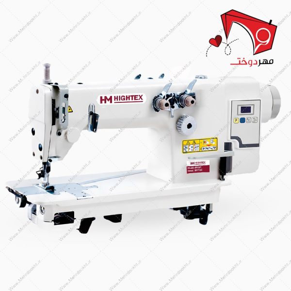خرید و قیمت چرخ خیاطی دو سوزن دو قلاب هایتکس مدل HT-28560، با قابلیتِ دوخت ساده­‌دوزی به­‌صورت دو ردیف از رو و قلاب دو ردیفه از زیر پارچه