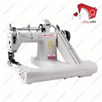 خرید و قیمت چرخ خیاطی دو سوزنه کابویی غلتک دار هایتکس مدل HT-927PL، با قابلیتِ دوخت ساده­‌د‌وزی به­‌صورت دو ردیف موازی از رو و زیر پارچه.