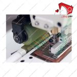 خرید و قیمت چرخ خیاطی کمرکش ۱۳ سوزنه ضخیم دوز هایتکس- نمای نمونه کار